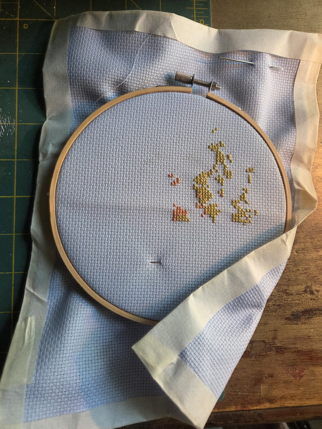 Ace of Hearts Cross Stitch Pattern