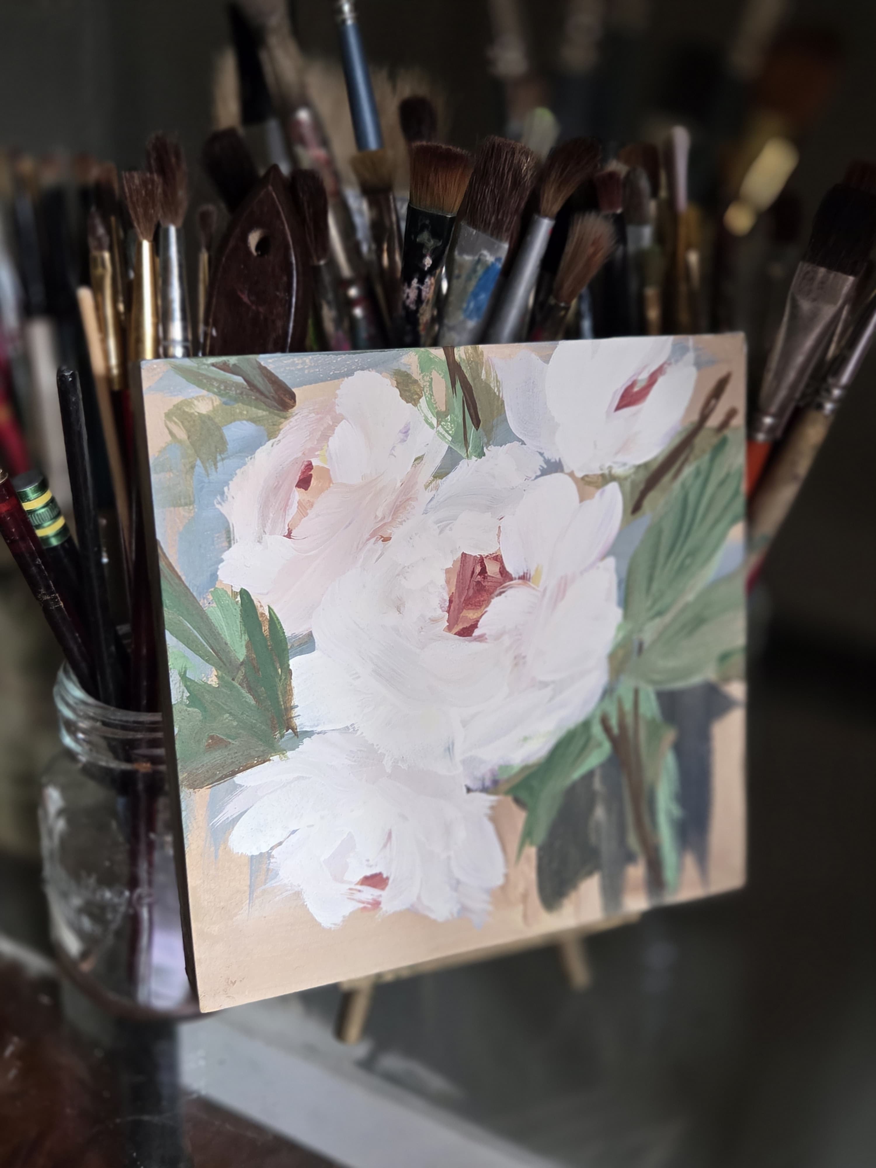 Petite Peony Study
